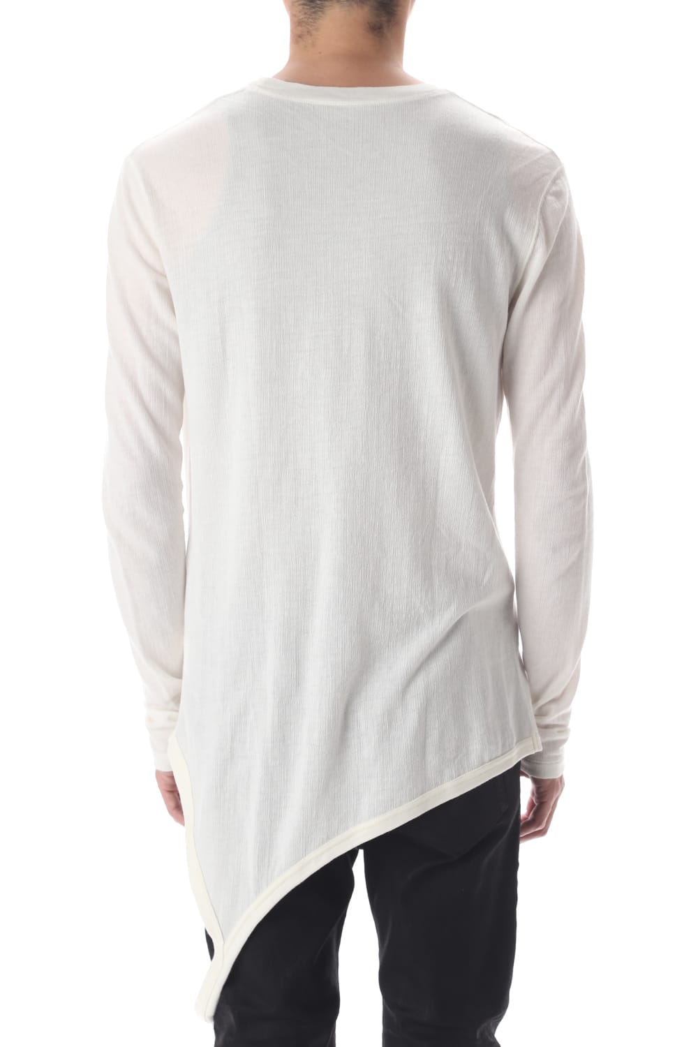ループ ロングスリーブ T-シャツ オフホワイト