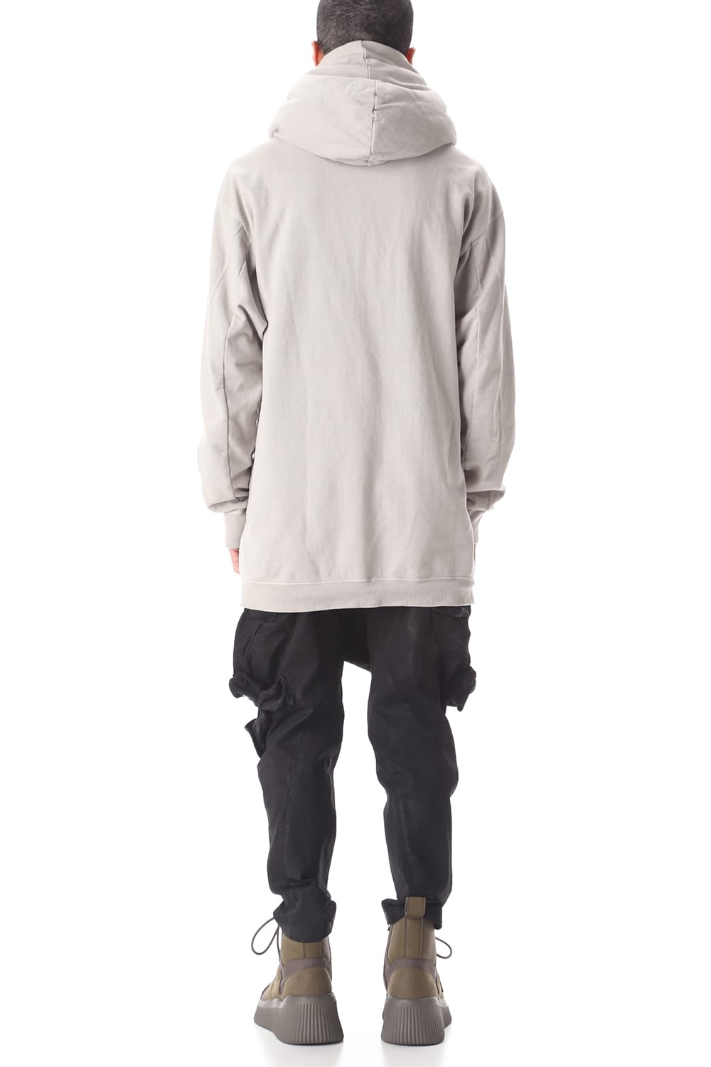 PADDED ZIP HOODIE (PLASTER)