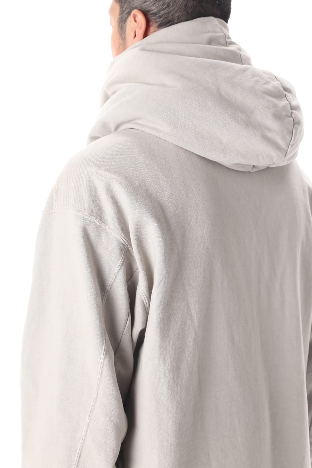 PADDED ZIP HOODIE (PLASTER)