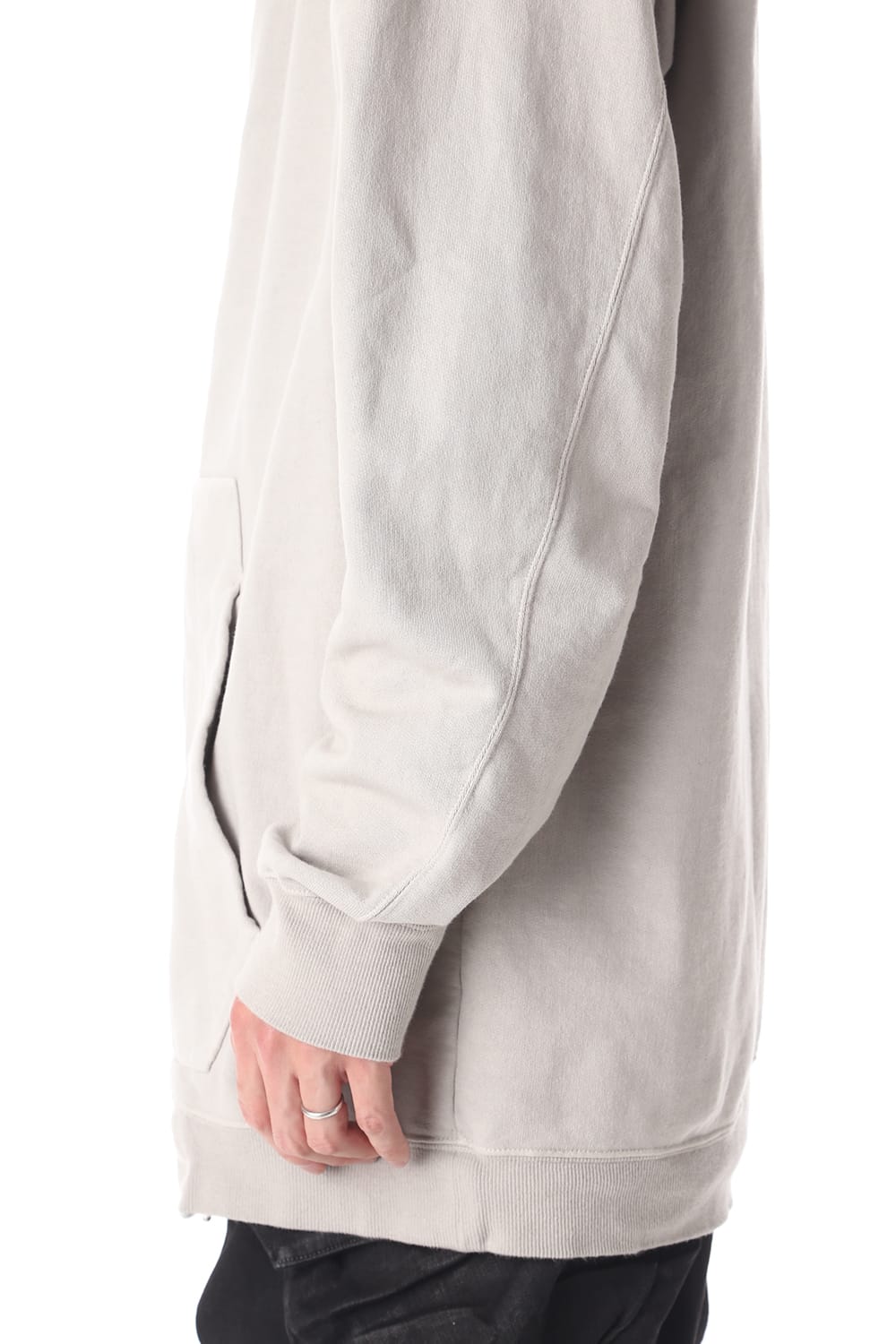 PADDED ZIP HOODIE (PLASTER)