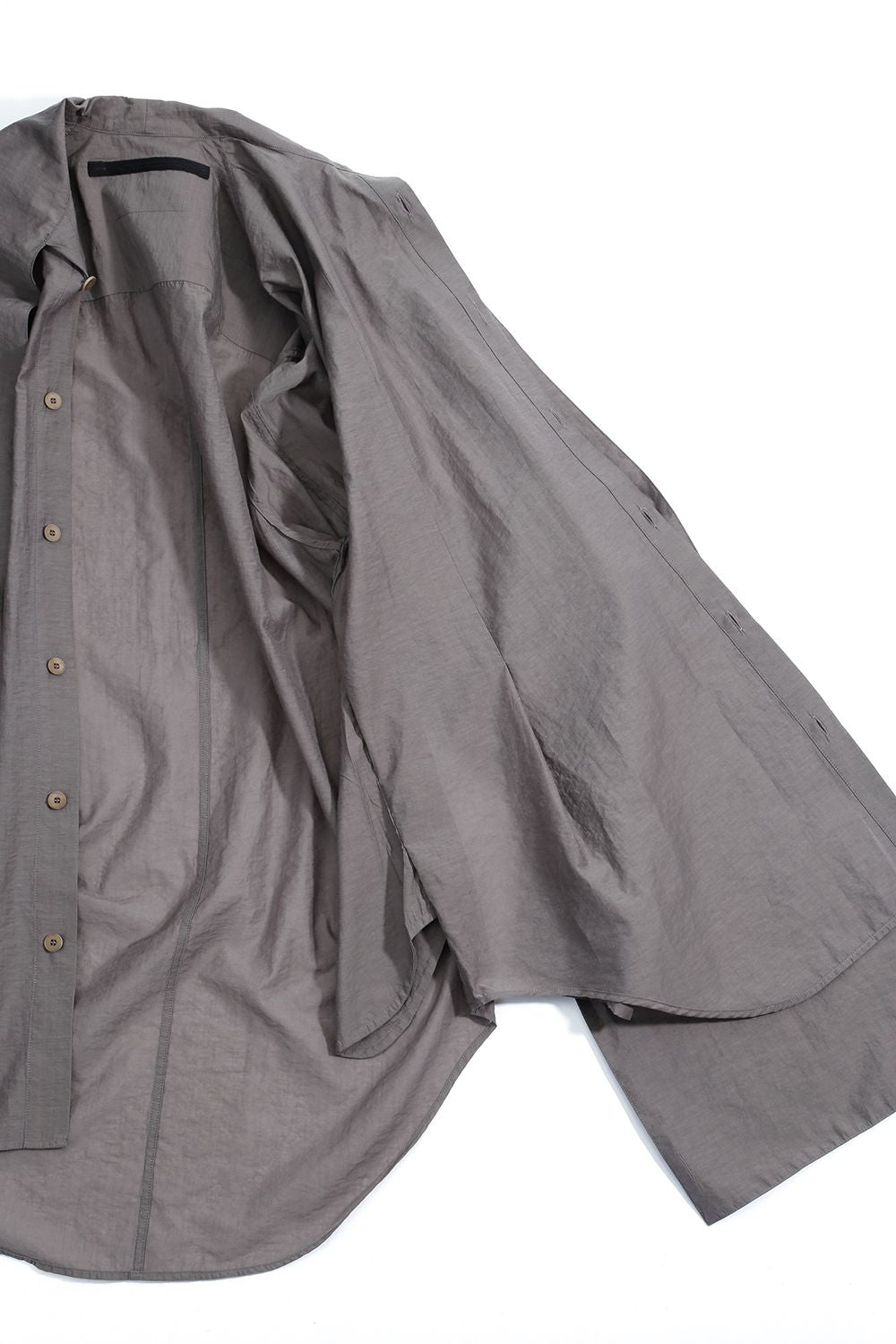 SCARF COLLAR SHIRT STEEL