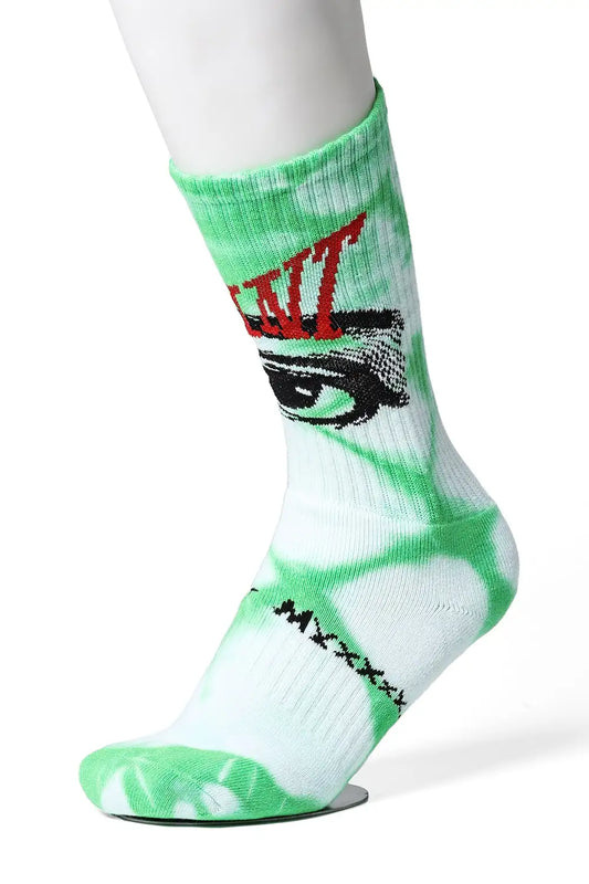 EYE Socks Tie Dye Green