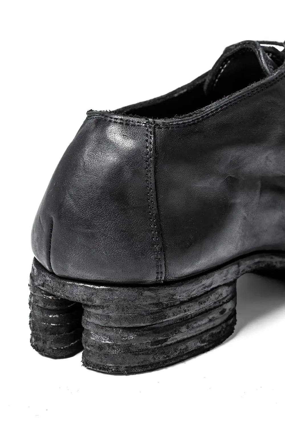 incarnation × DEVOA Shoes Horse leather garment dyed Black