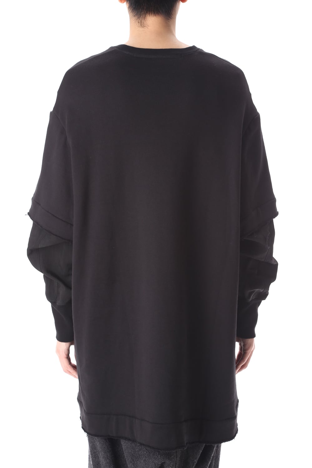 Layered sleeve Pullover