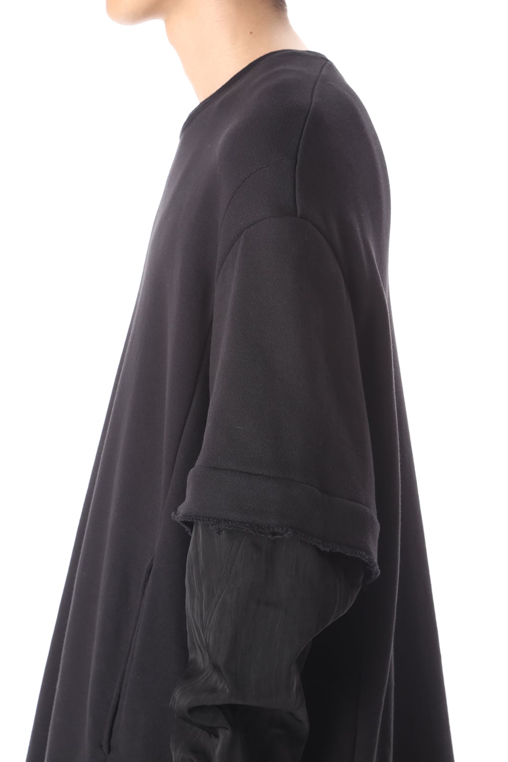 Layered sleeve Pullover