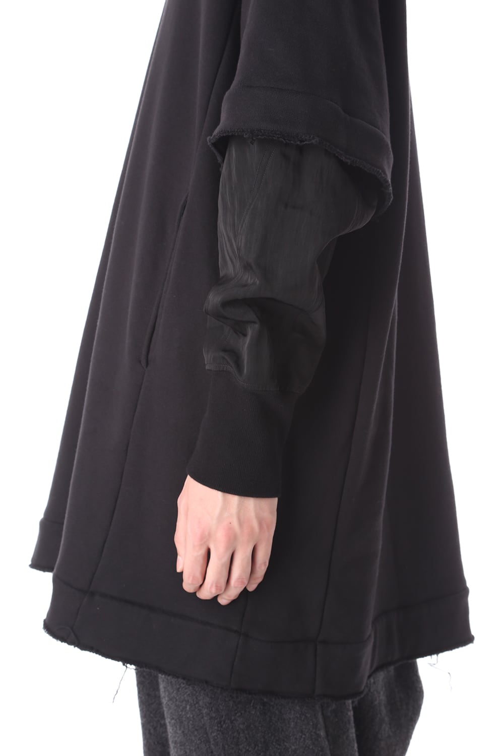 Layered sleeve Pullover