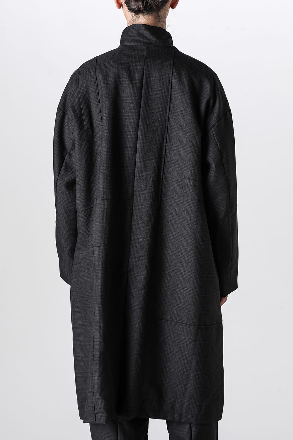 パッチワーク リラックス フィット コート グレン チェック FIGS