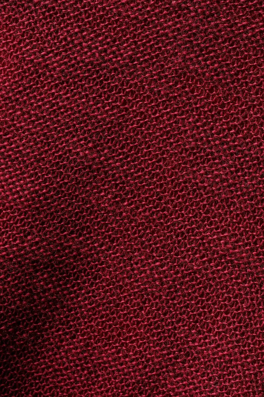 ローゲージニット×コットンジャージレイヤードTシャツ レッド