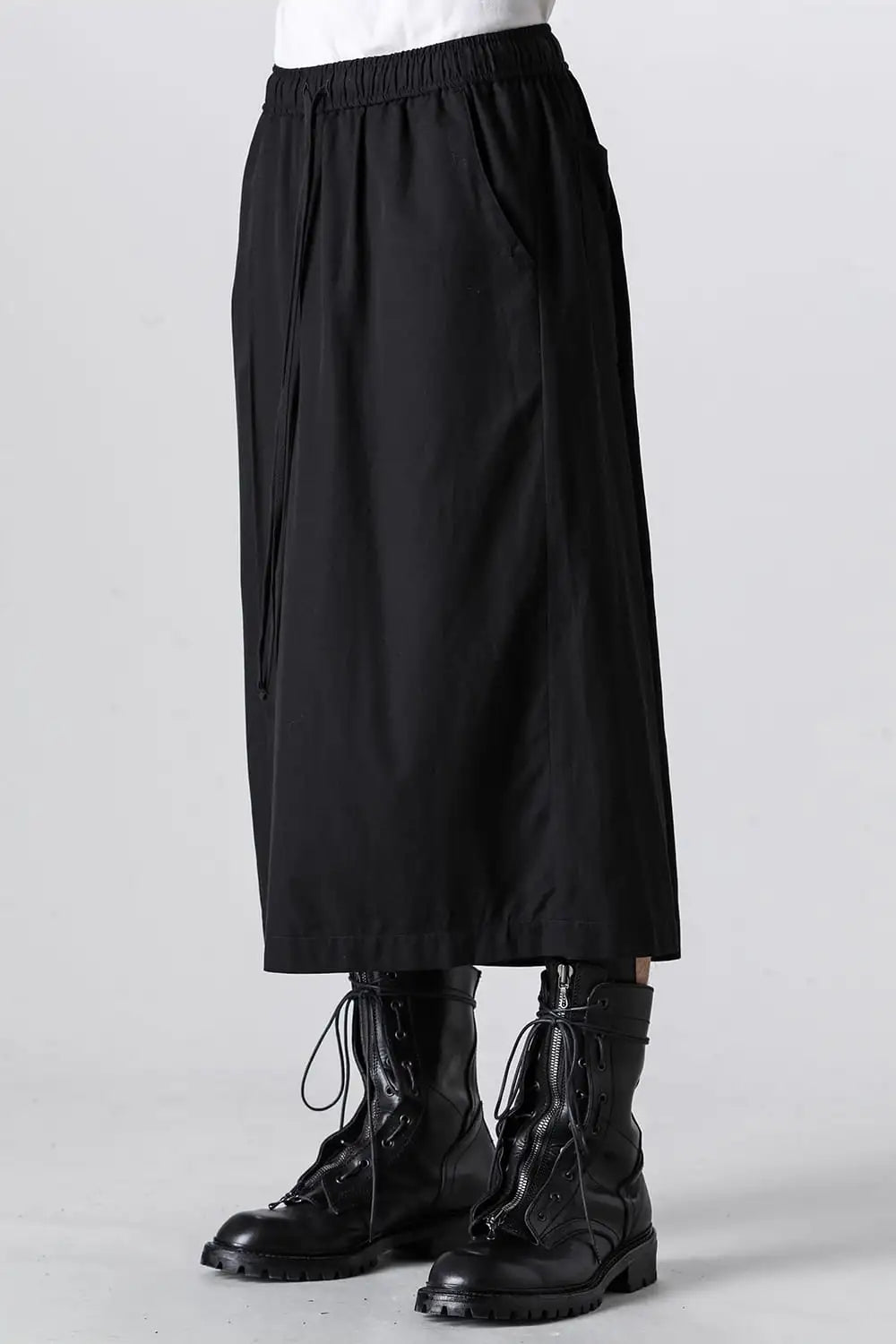 Rayon/Cotton Cloth Wide Pants