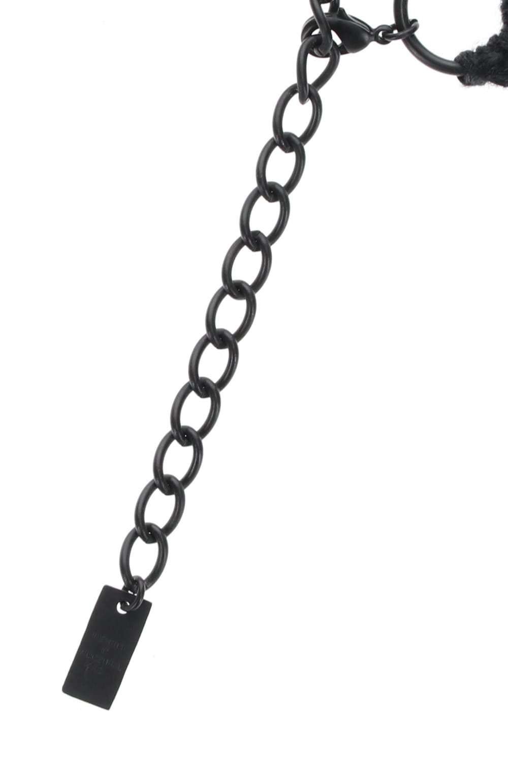 リネン コード ブレスレット ブラック × ブラック