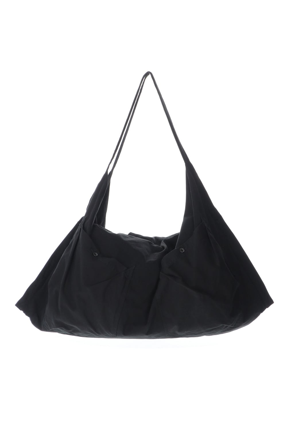 COTTON TWILL SACOCHE BAG BLACK