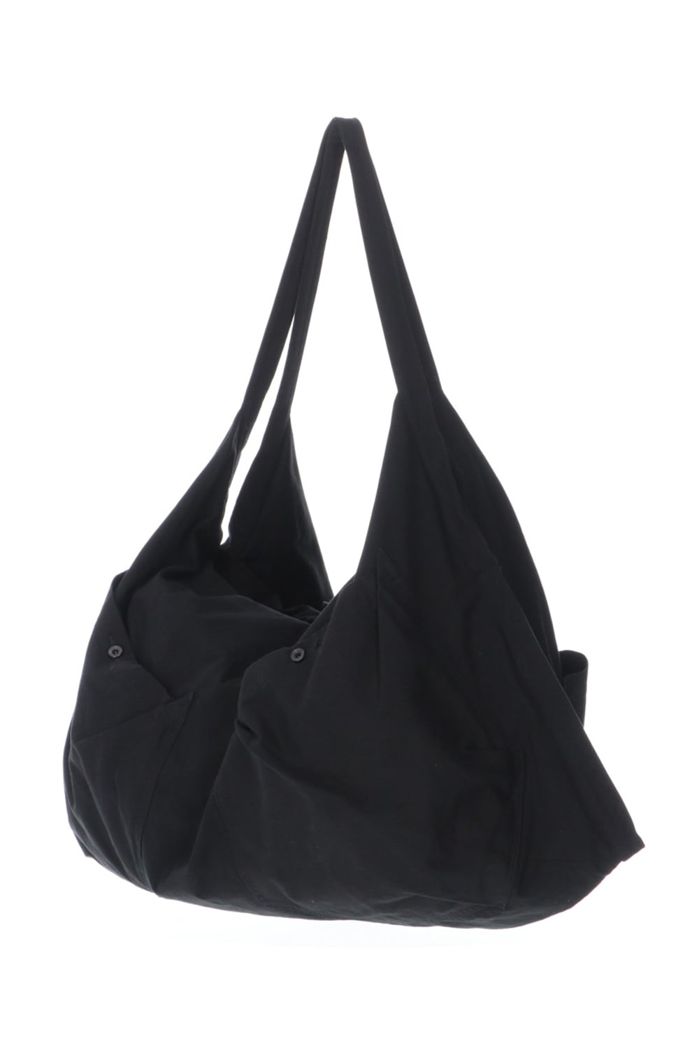 COTTON TWILL SACOCHE BAG BLACK