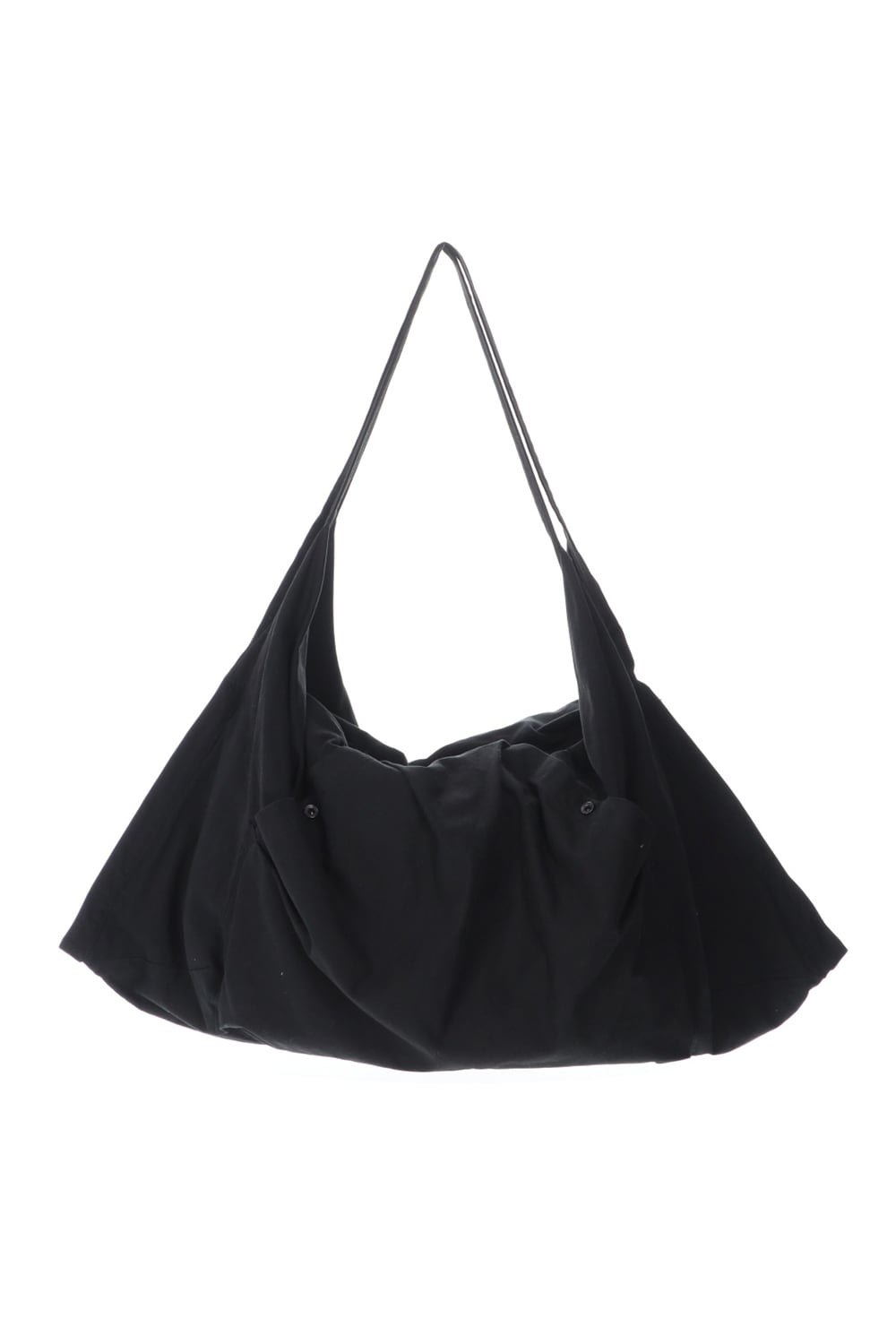 COTTON TWILL SACOCHE BAG BLACK