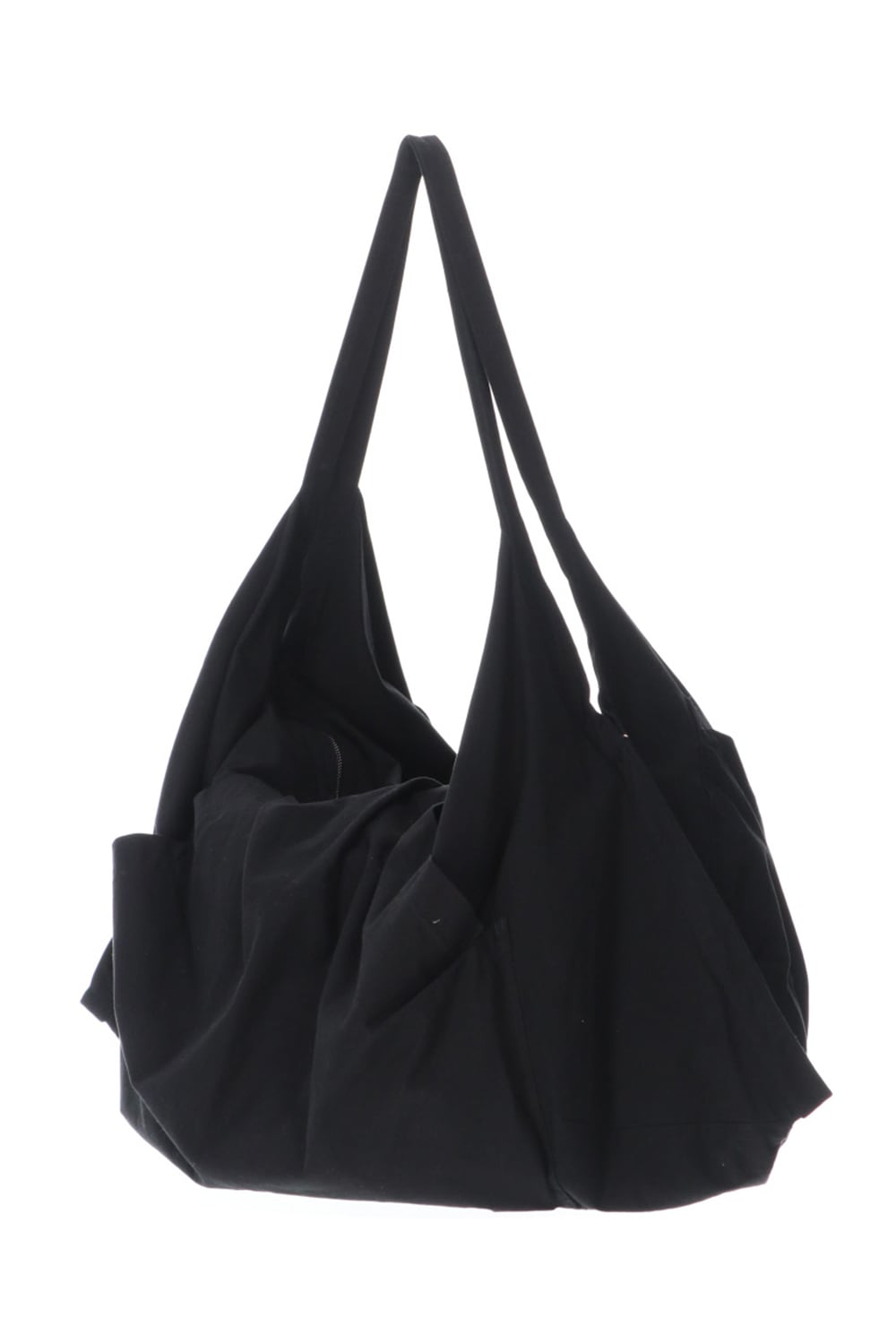 COTTON TWILL SACOCHE BAG BLACK