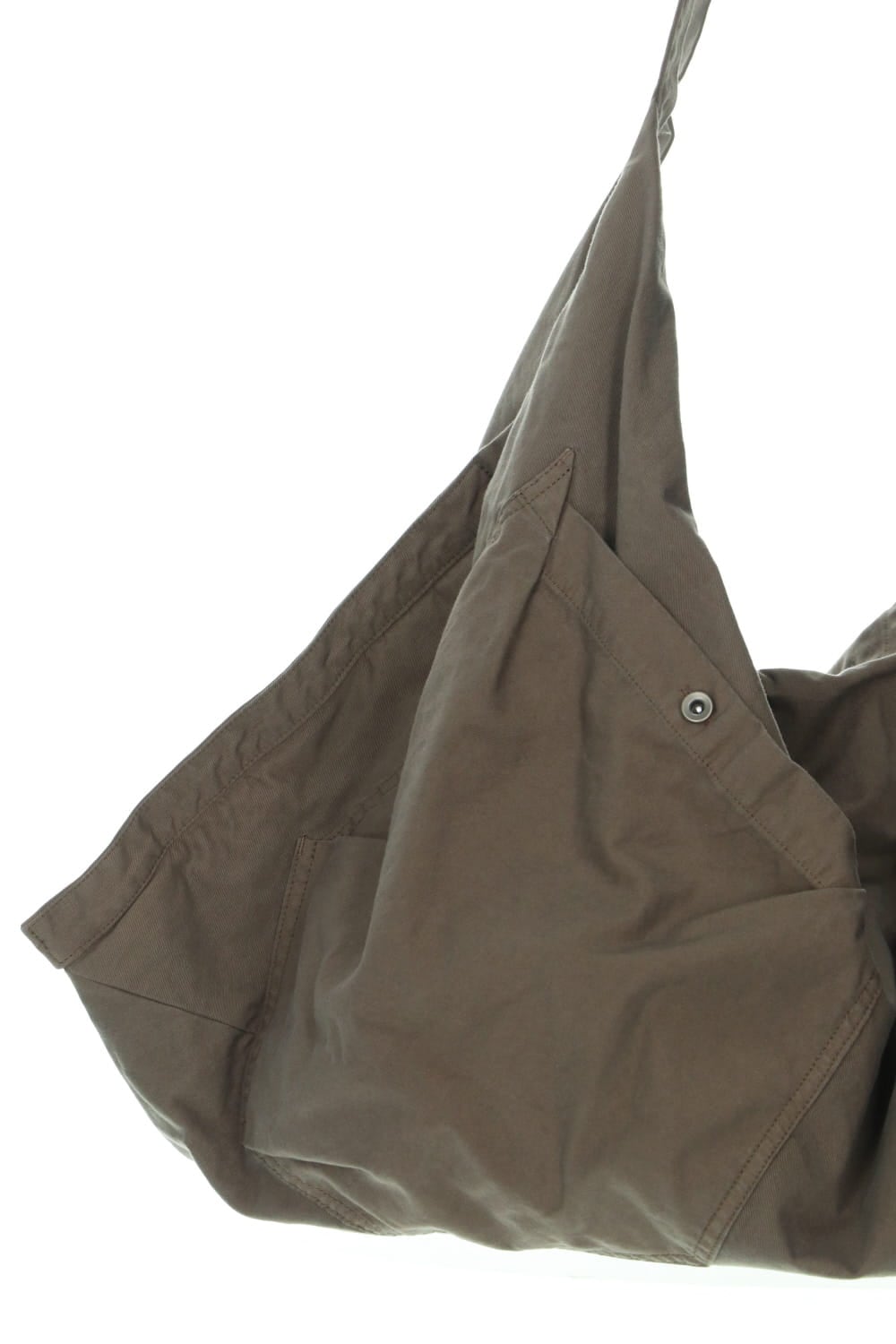 COTTON TWILL SACOCHE BAG KHAKI