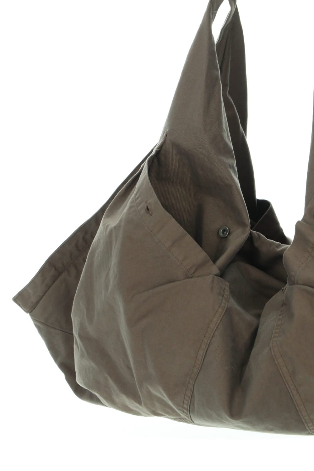 COTTON TWILL SACOCHE BAG KHAKI