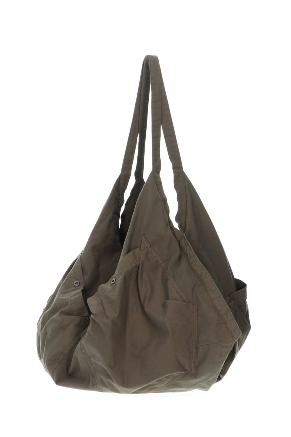 COTTON TWILL SACOCHE BAG KHAKI