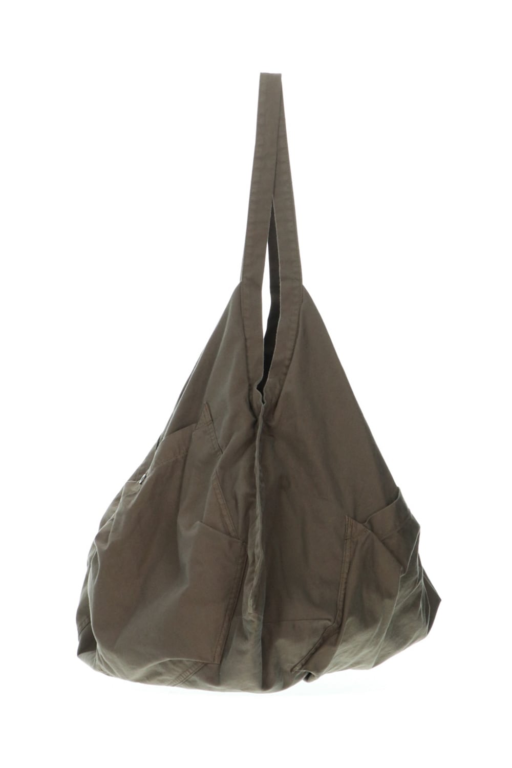 COTTON TWILL SACOCHE BAG KHAKI