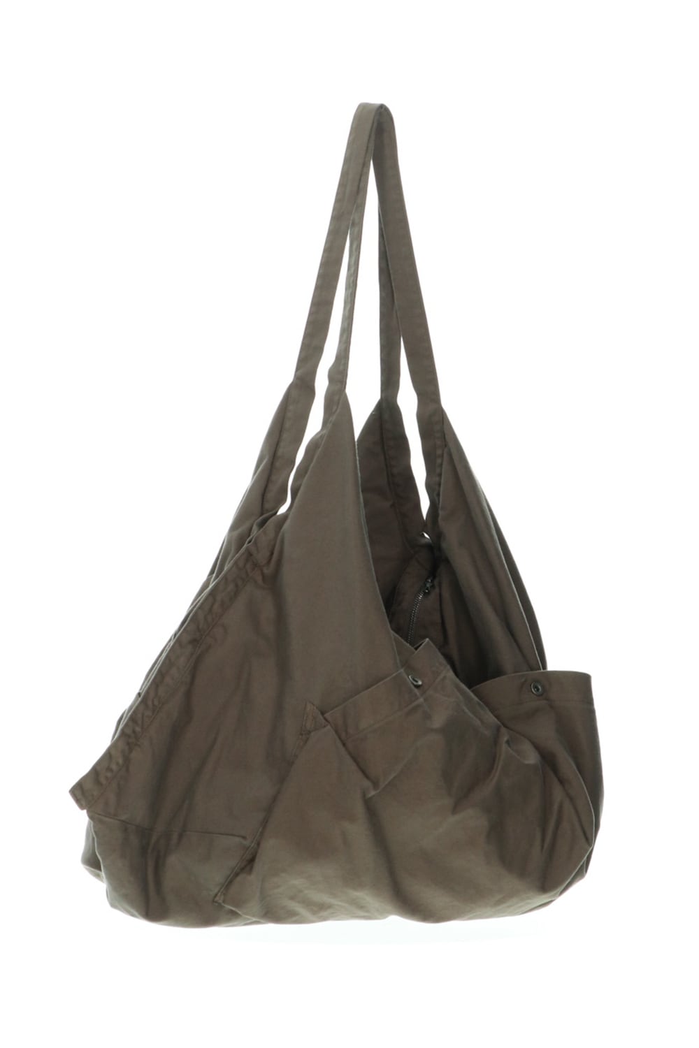 COTTON TWILL SACOCHE BAG KHAKI