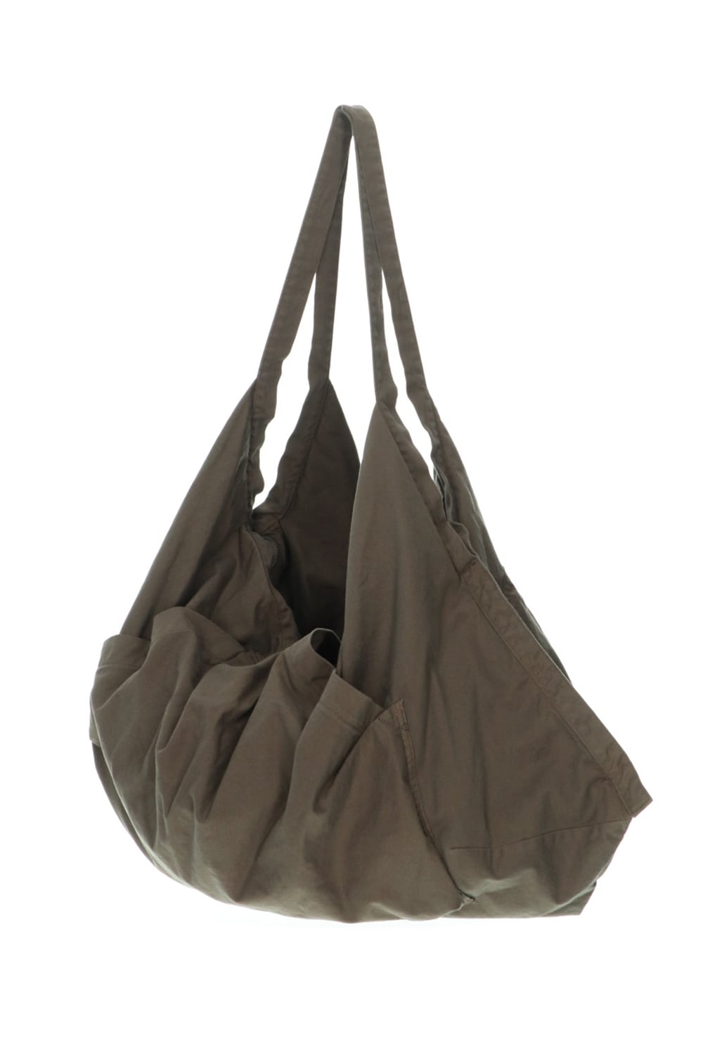 COTTON TWILL SACOCHE BAG KHAKI