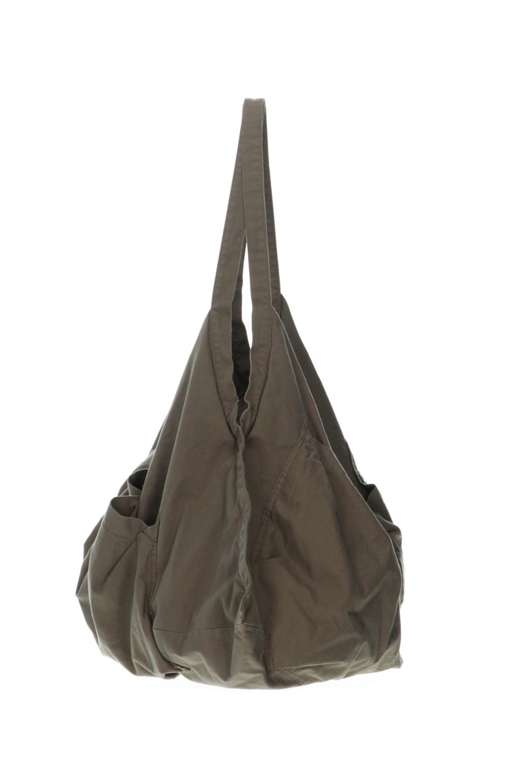 COTTON TWILL SACOCHE BAG KHAKI