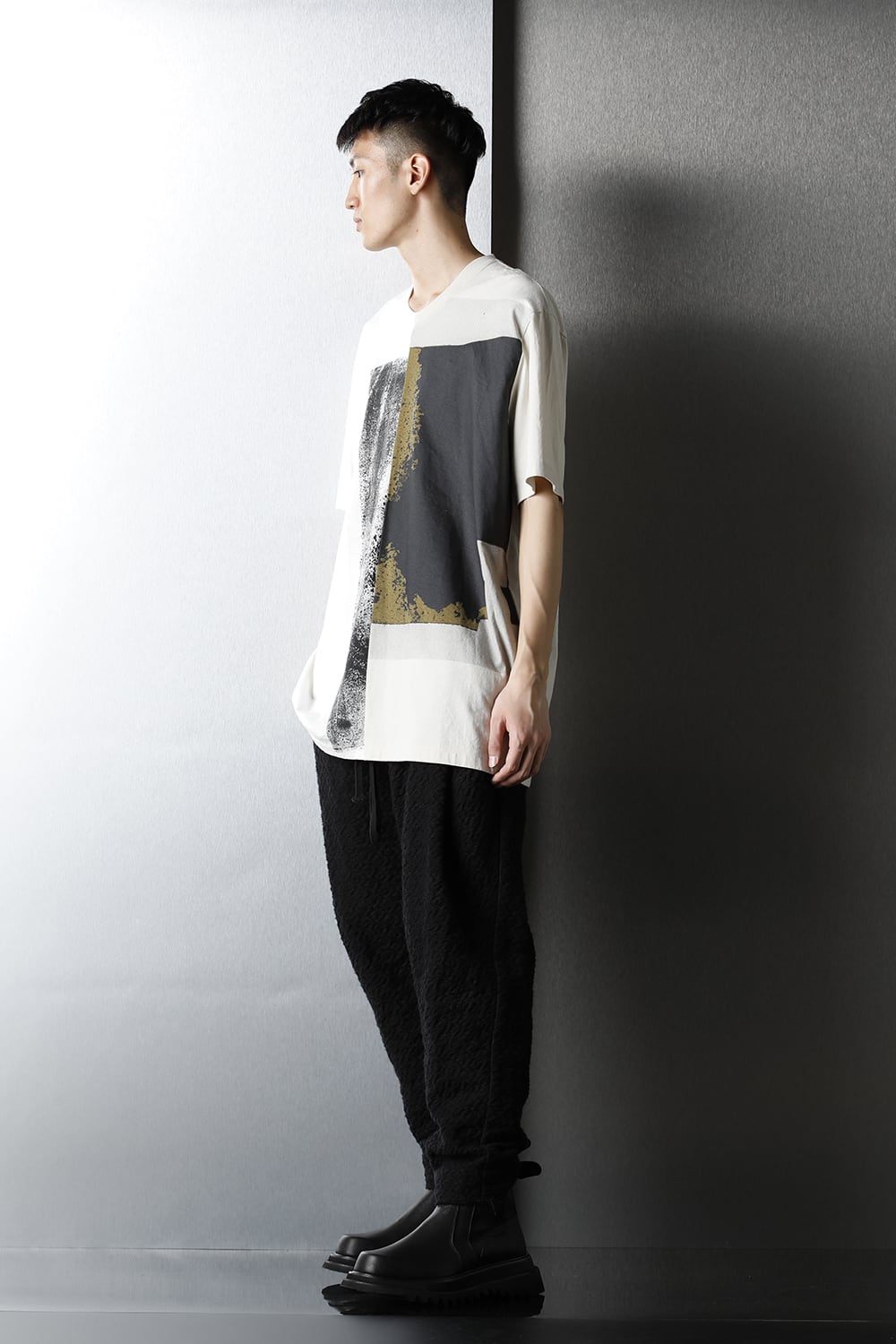 GRAPHIC T-SHIRT Ver. 3 BEIGE×OFF WHITE