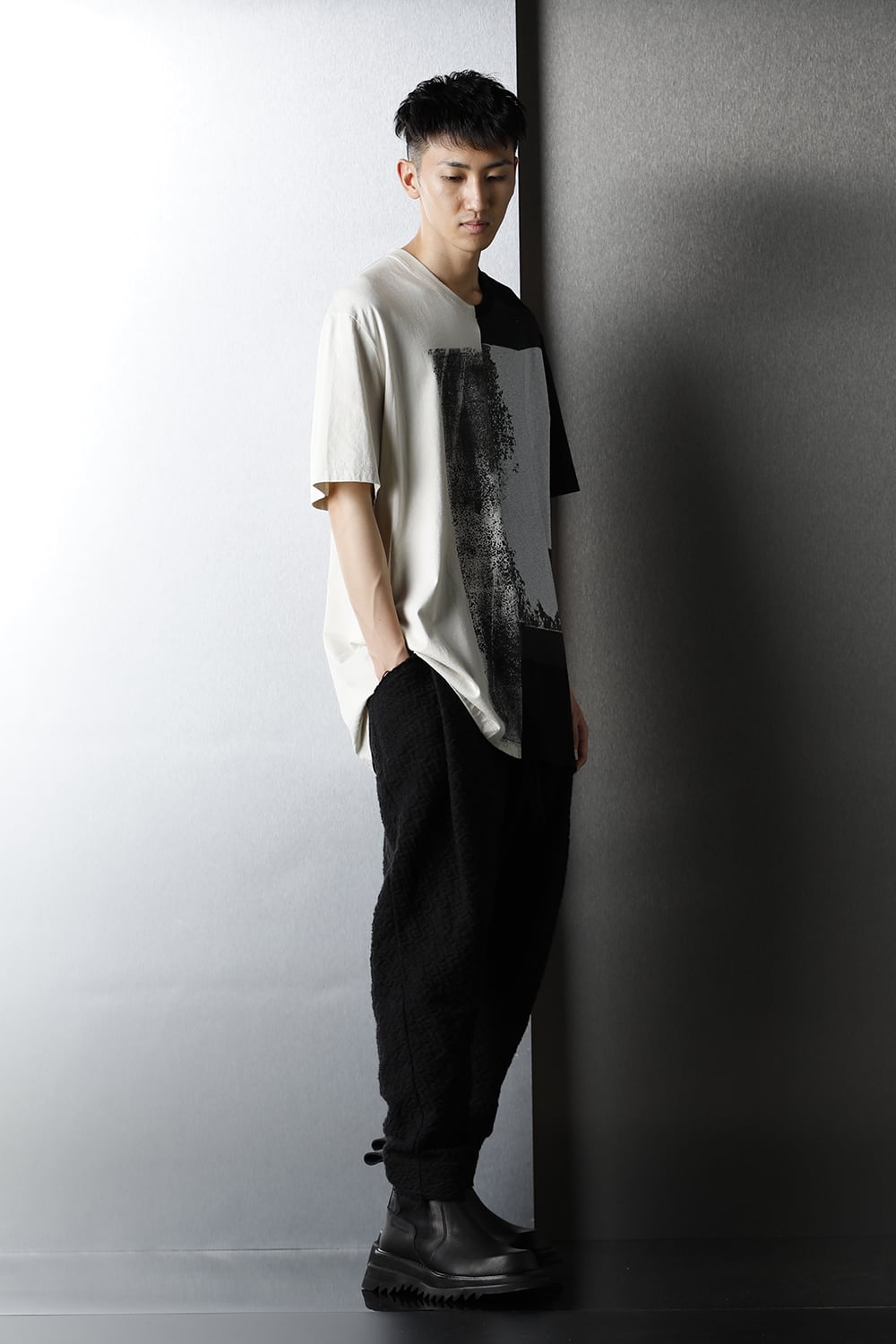 GRAPHIC T-SHIRT Ver. 3 BLACK×BEIGE