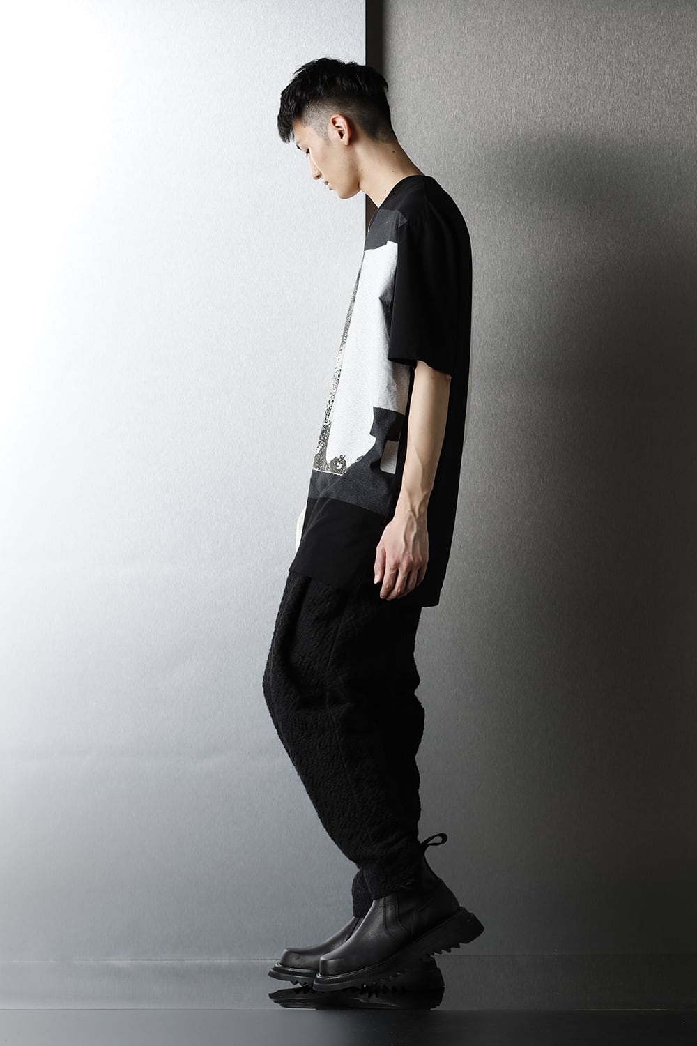 GRAPHIC T-SHIRT Ver. 3 BLACK×BEIGE