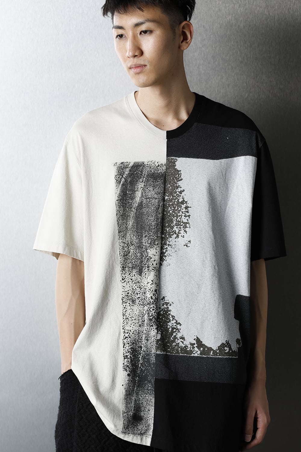 GRAPHIC T-SHIRT Ver. 3 BLACK×BEIGE