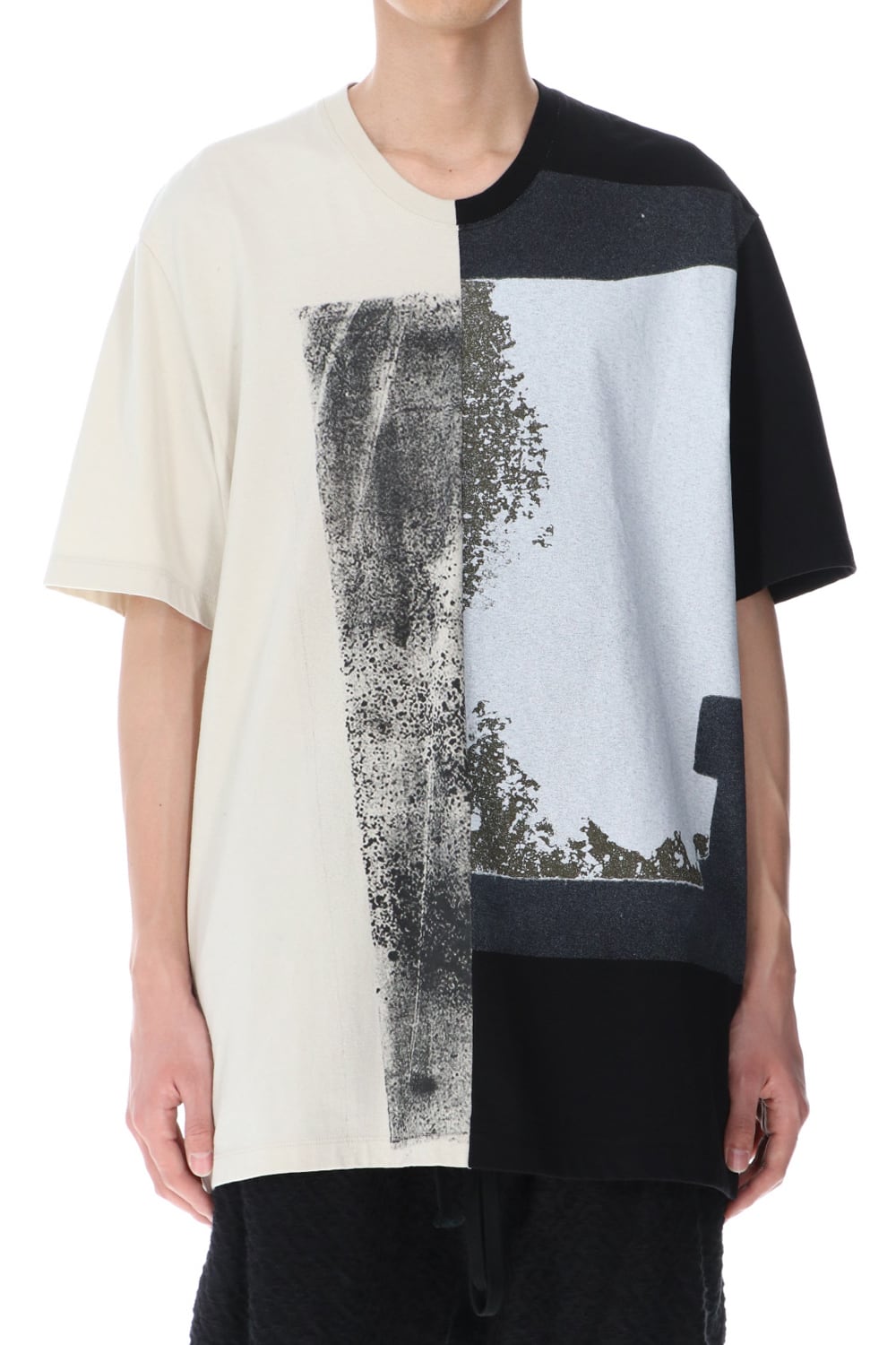 GRAPHIC T-SHIRT Ver. 3 BLACK×BEIGE