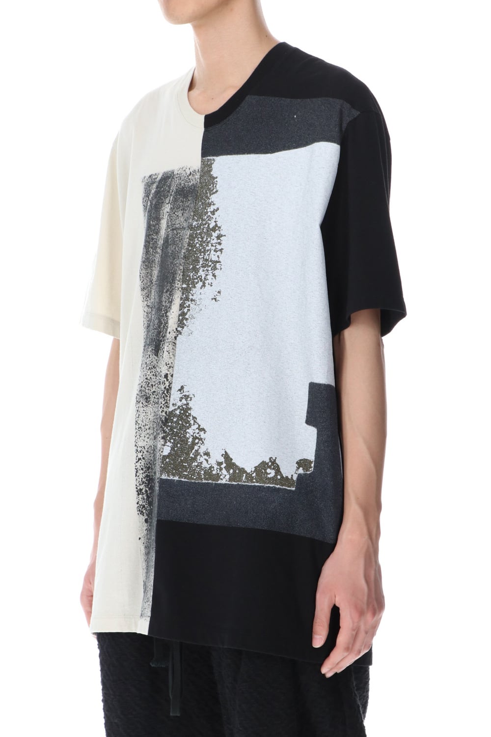 GRAPHIC T-SHIRT Ver. 3 BLACK×BEIGE