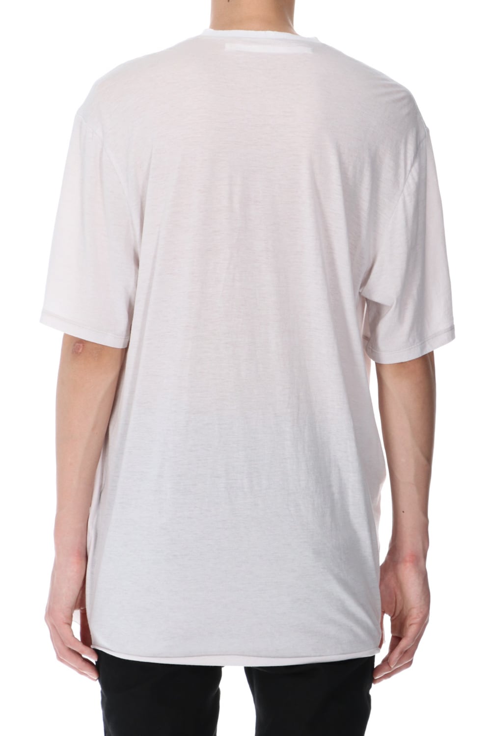 LAYERED NECK T-SHIRT PLASTER