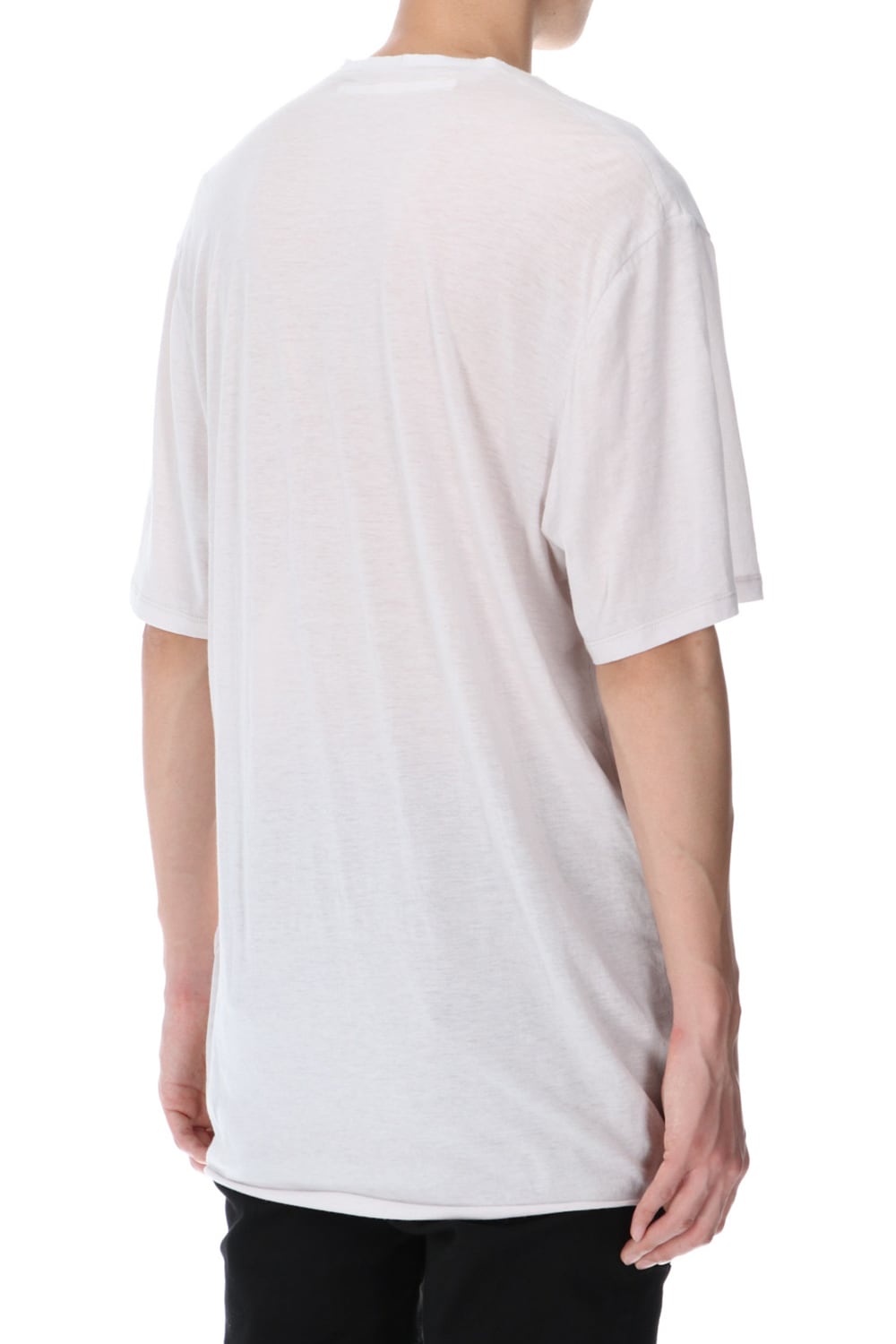 LAYERED NECK T-SHIRT PLASTER