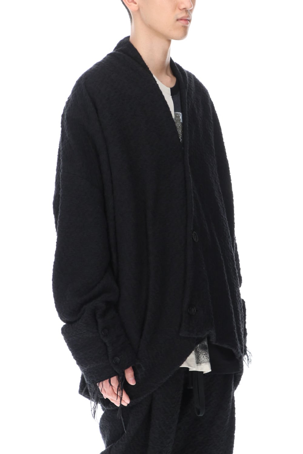 SLUB JACQUARD JACKET