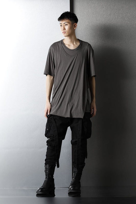 GAS  MASK SKINNY PANTS BLACK