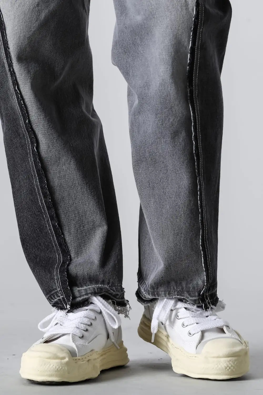 HANK- Original sole sneaker LOW Cut canvas Vintage like Sole White