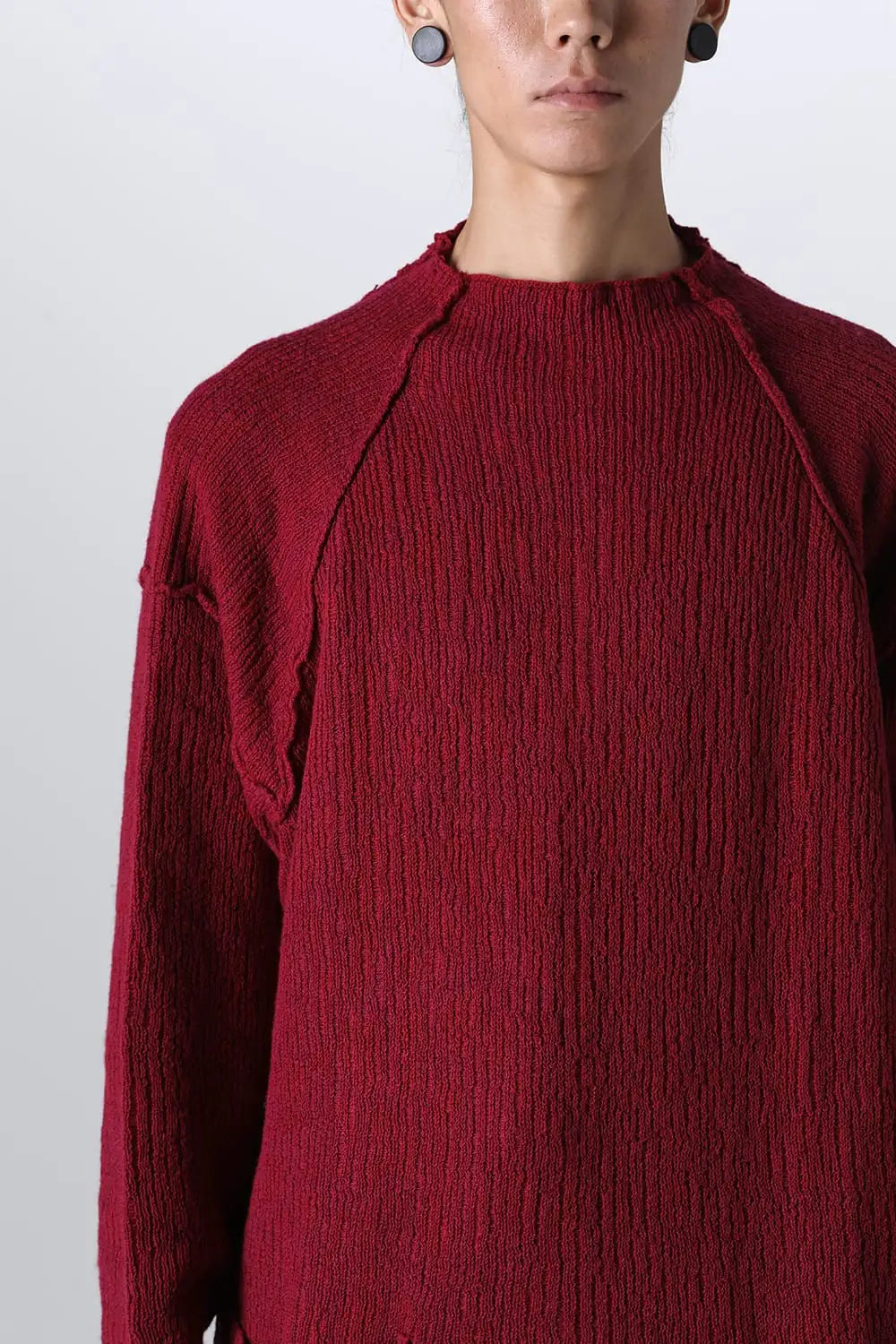 Cotton/Cashmere Sweater Crimson