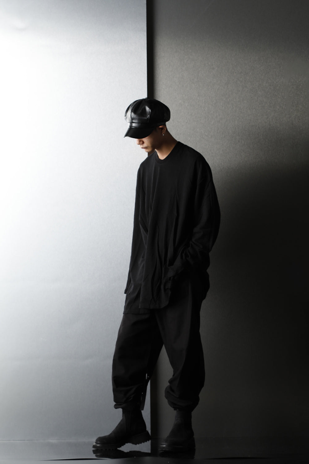 Tucked LS T-shirts Black