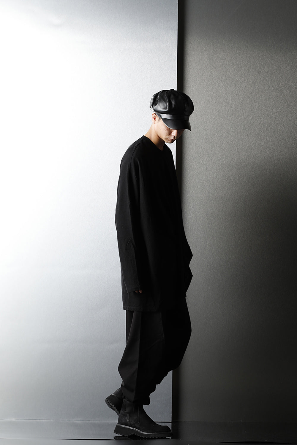 Tucked LS T-shirts Black