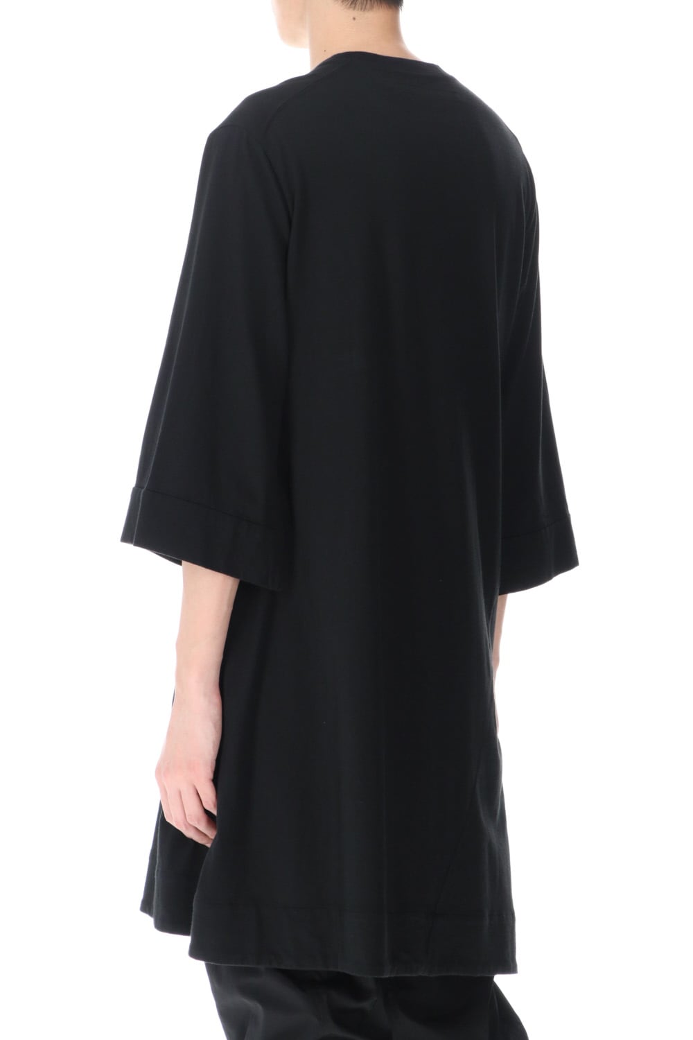 Slit LS T-shirts Black