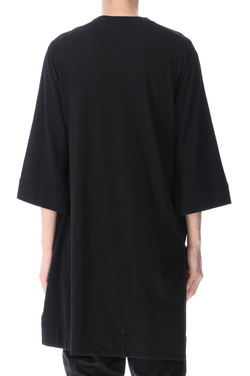 Slit LS T-shirts Black