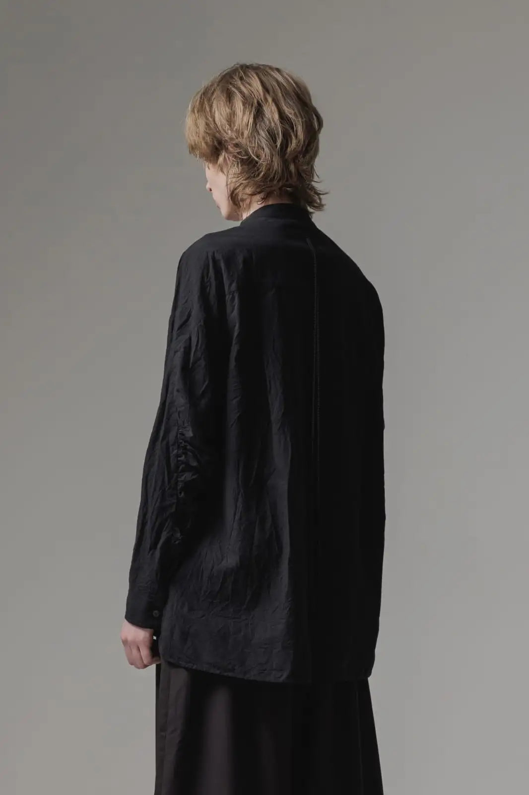 シャツ ノイル シルク コットン グログラン