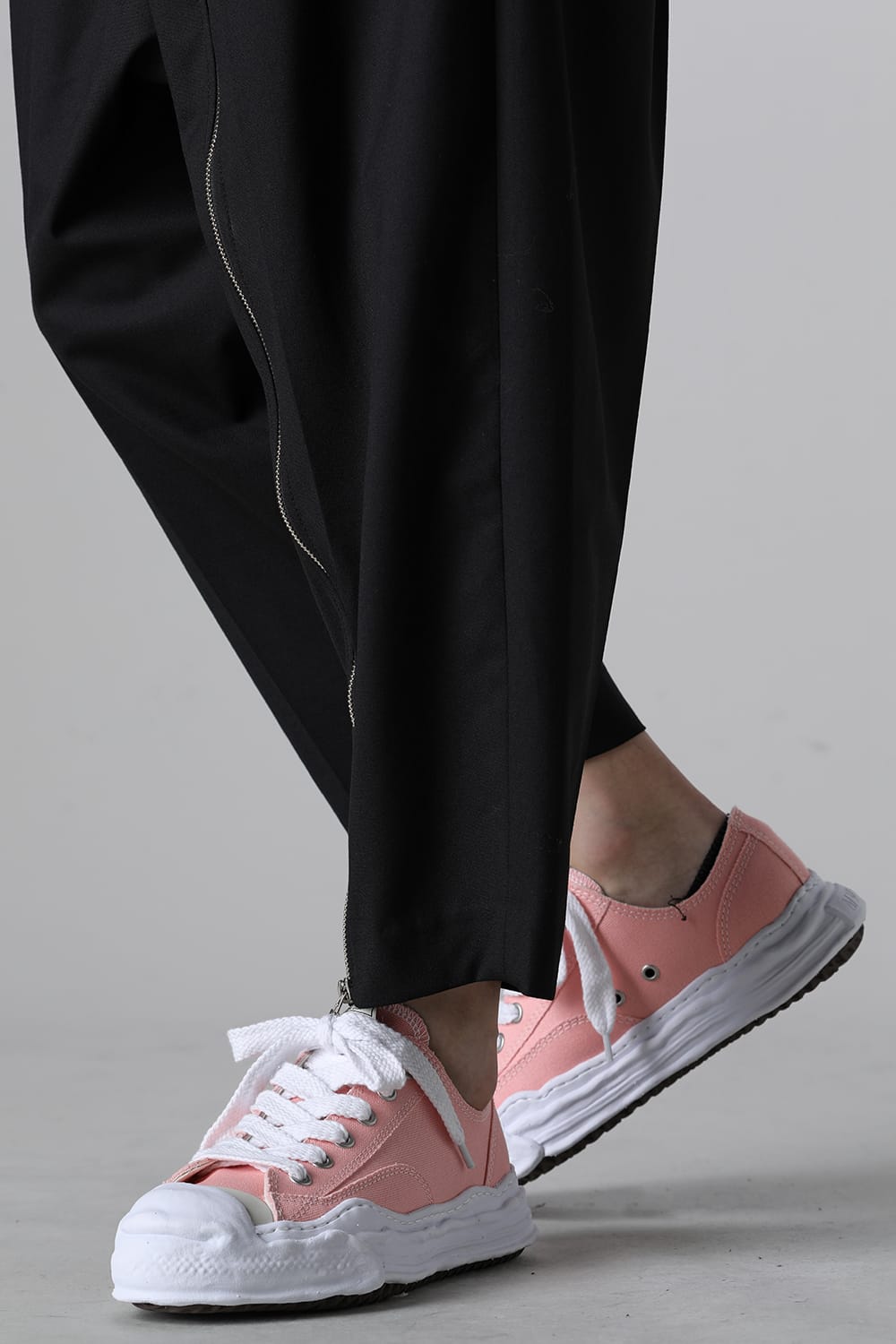 HANK Original sole Toe cap sneaker LOW canvas Pink