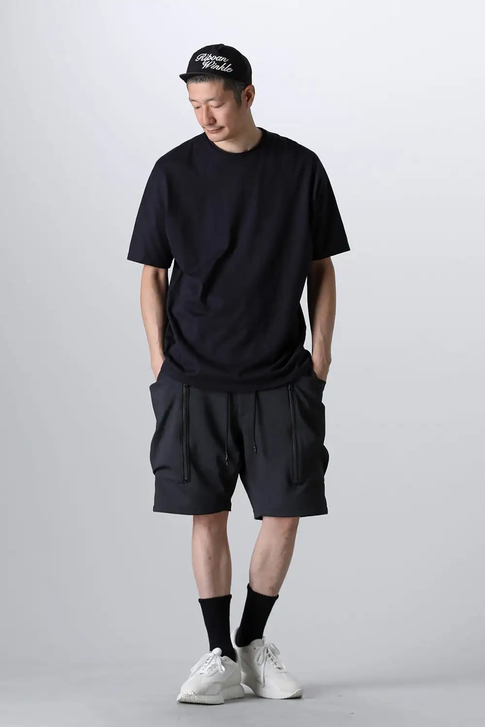 ドルマンTシャツ ネイビー