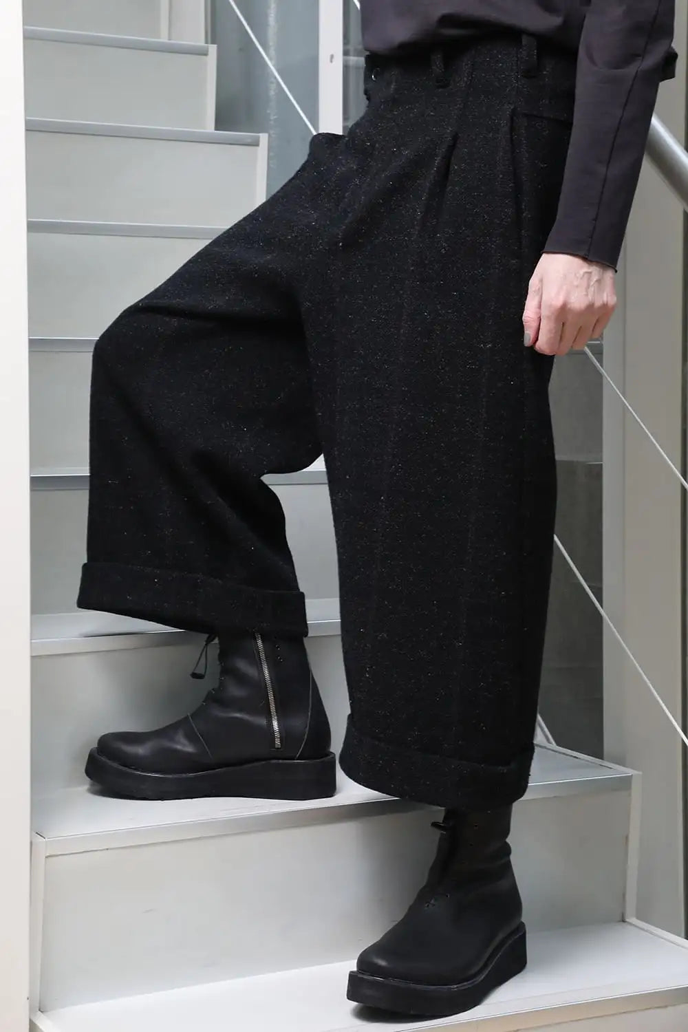 Baggy pants Shetland wool