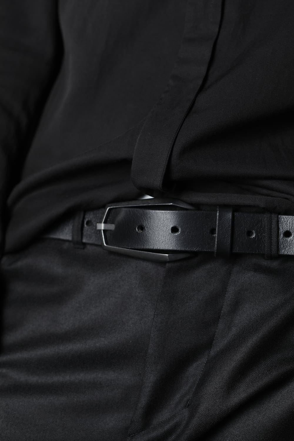 Frame Buckle Belt Black