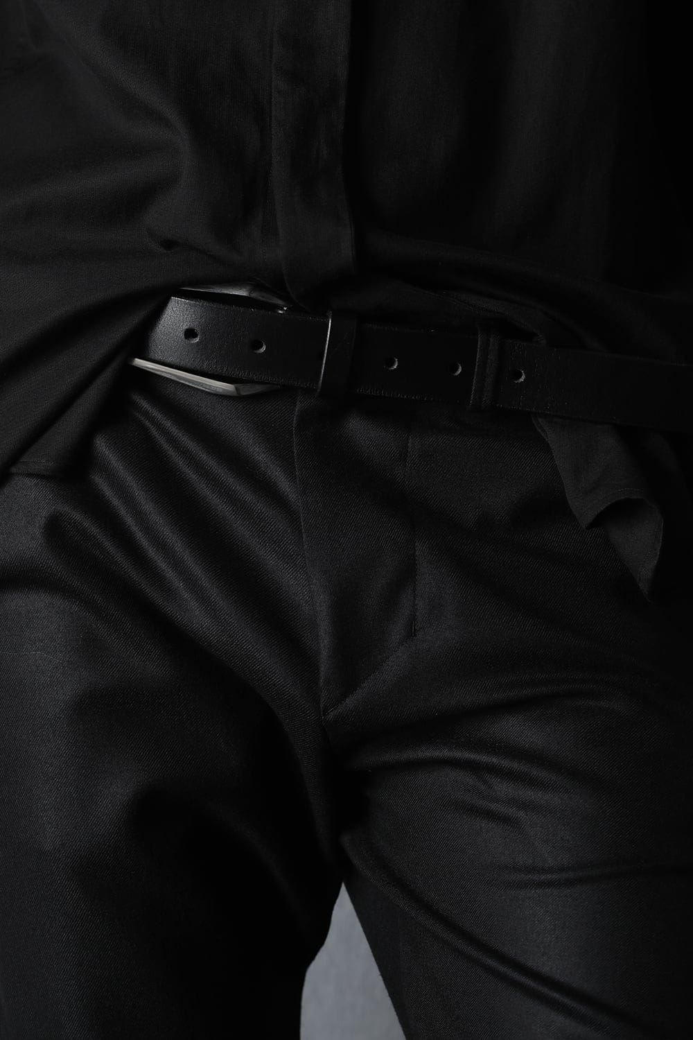 Frame Buckle Belt Silver