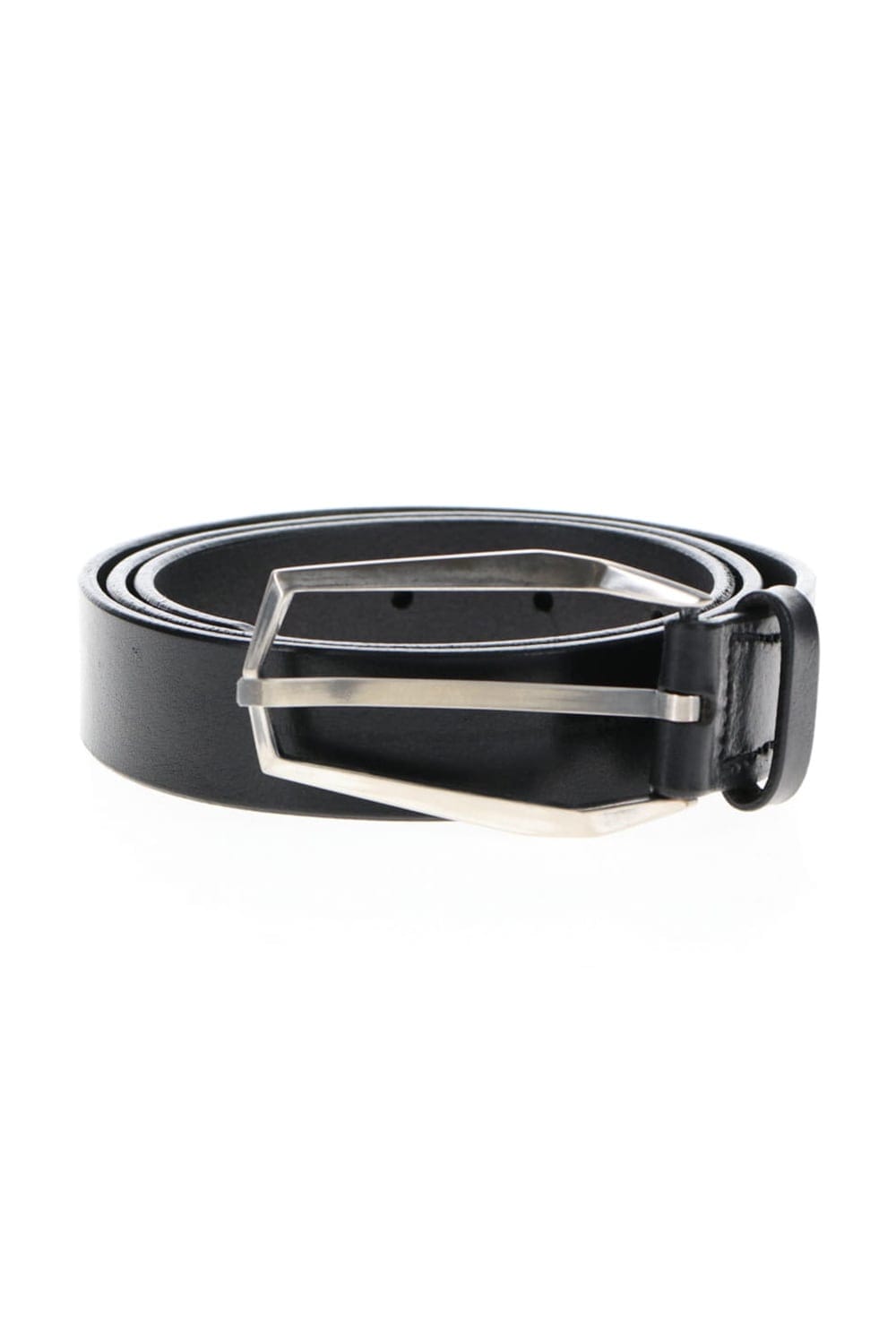 Frame Buckle Belt Silver