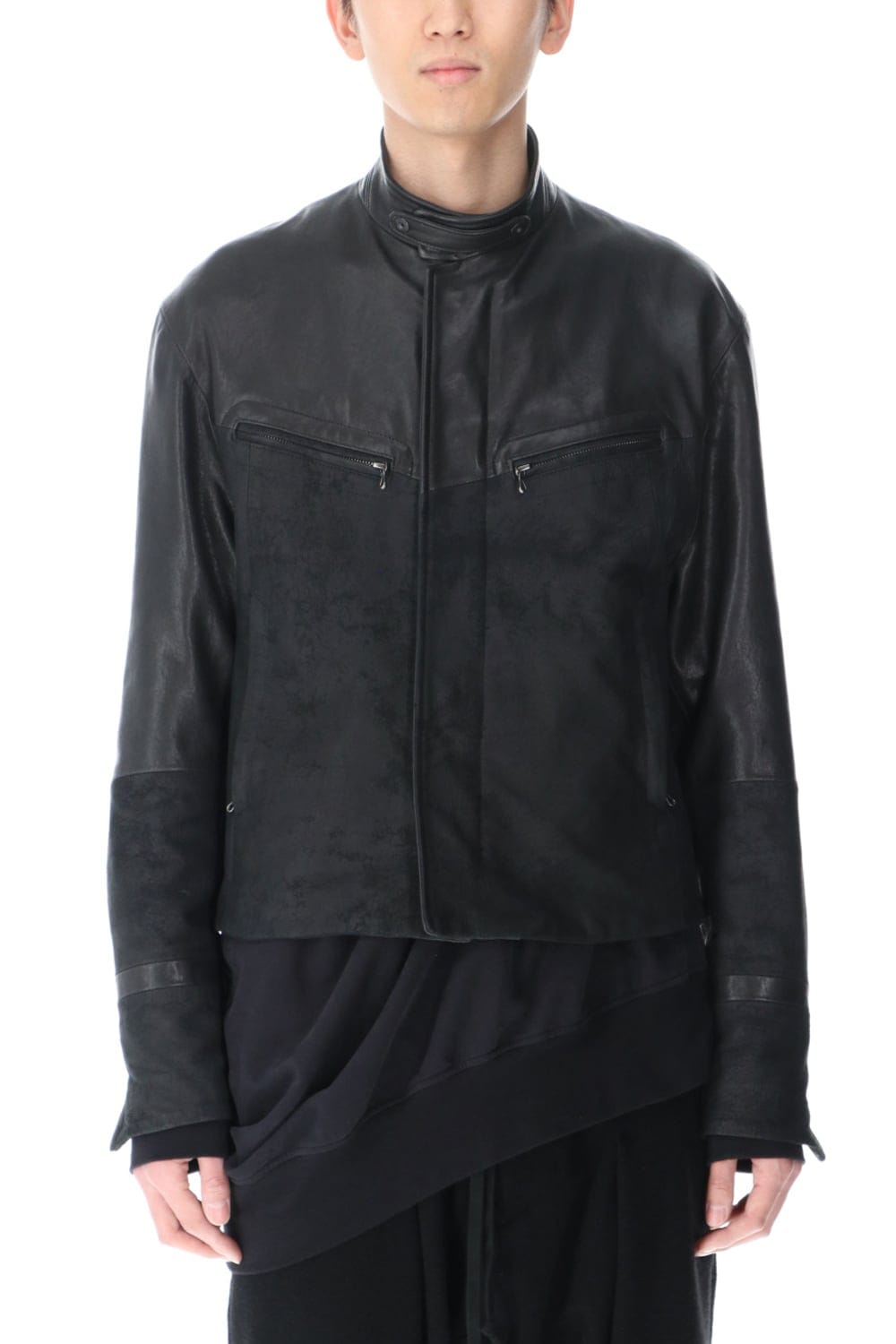 Lamb Skin Toggle Riders Jacket