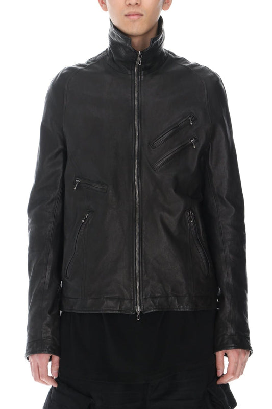 Jutneck Leather Blouson